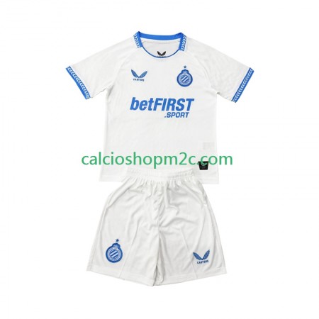 Club Brugge Bambino Maglia Trasferta 2025/2026 Manica Corta